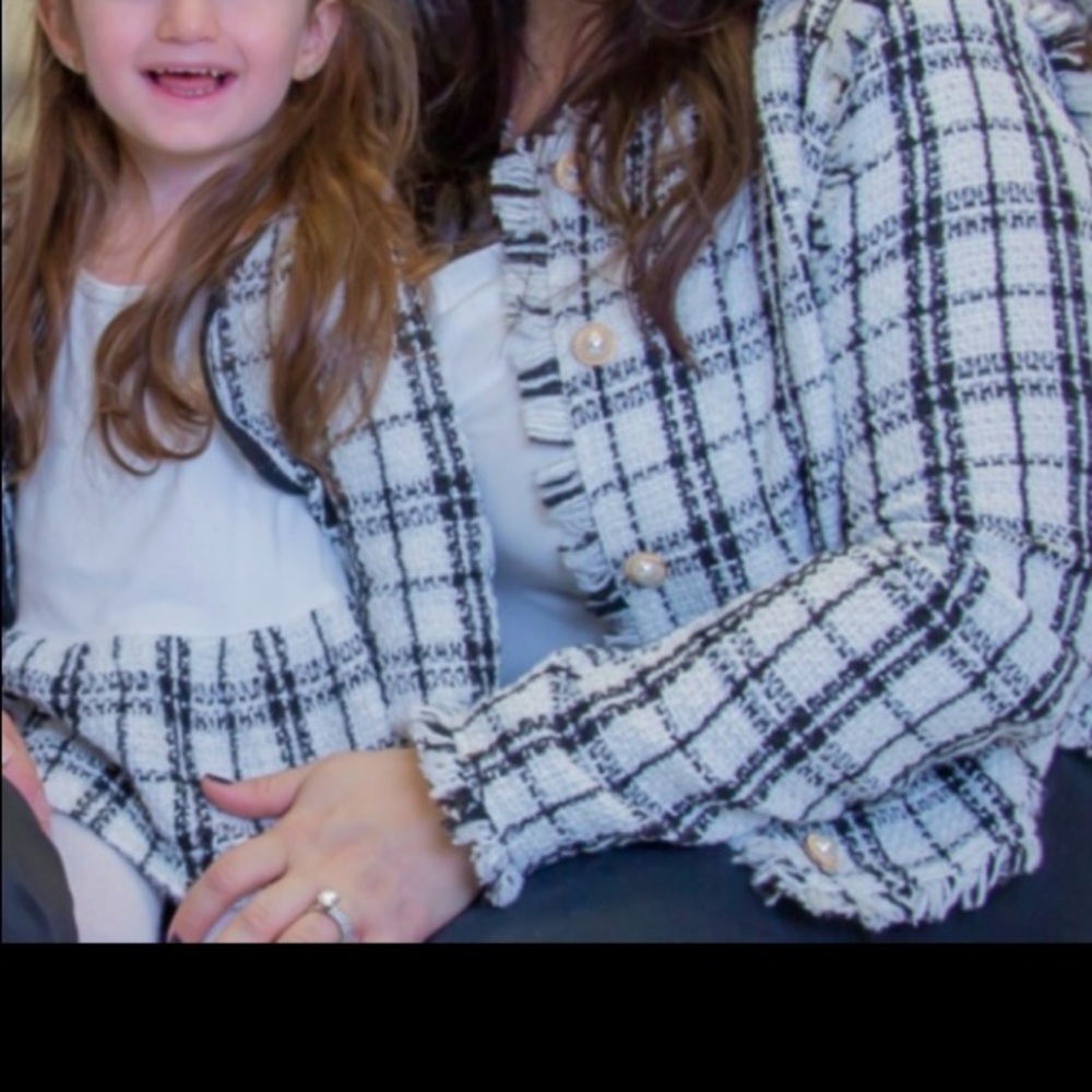 Matching blazer size xl and toddler dress size 2t